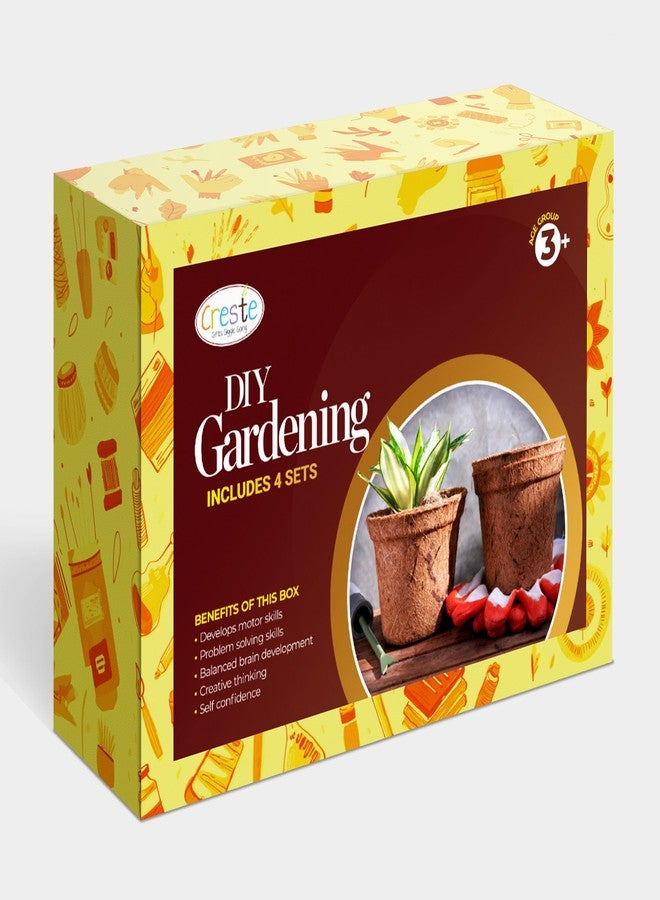 creste DIY Gardening Kit for Kids, Fun and Engaging Activity Kit for Kids Ages 3+ | Complete Beginner Gardener Kit with Coir Pith Pots for Planting - Image 1